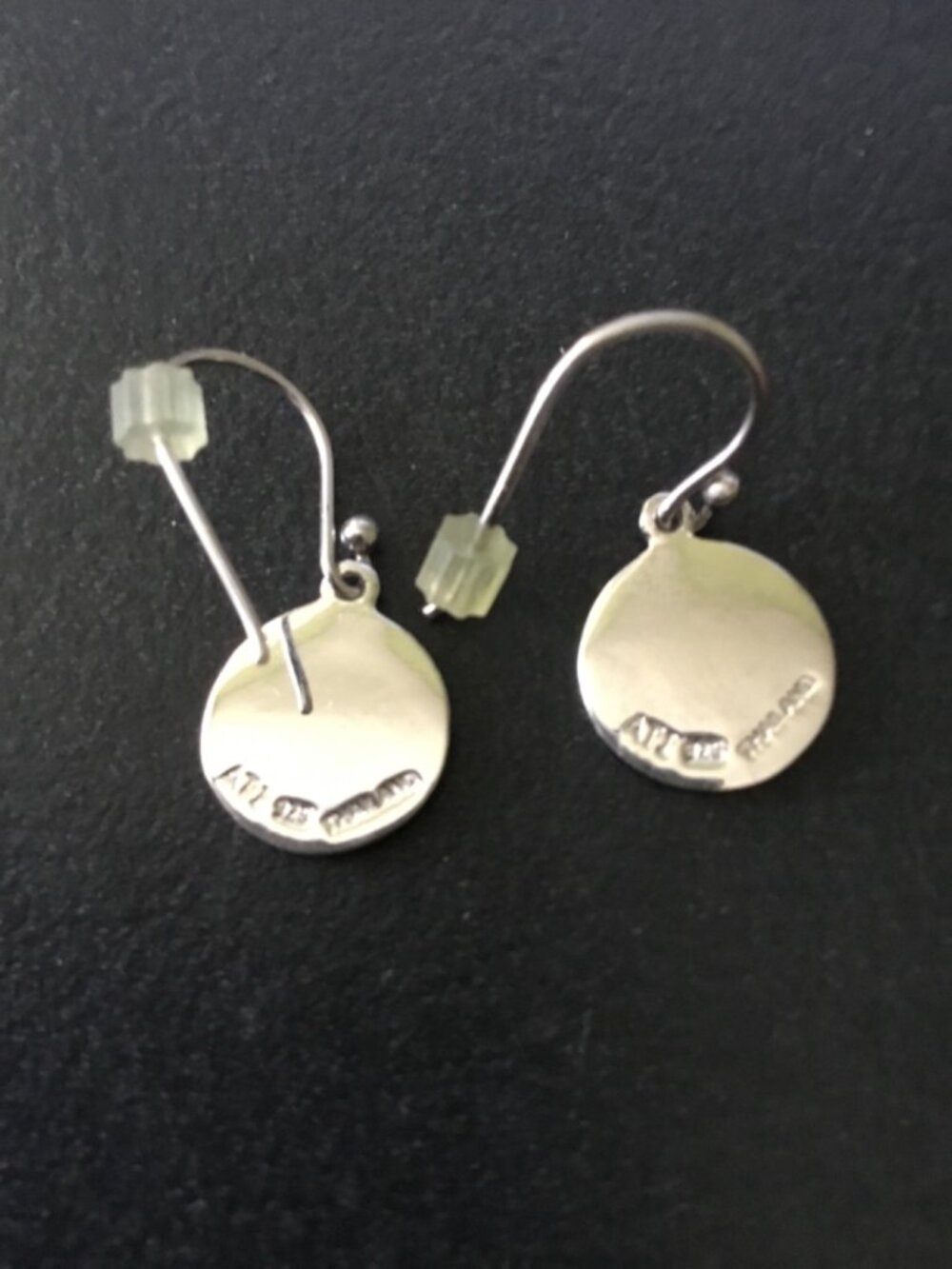 Tree Of Life Earrings 925 MARKED==STERLING SILVER==PREOWNED==GOOD CONDITION - Picture 4 of 5
